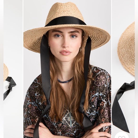 Hat Attack Accessories - Hat Attack Convertible Continental Straw Hat with Ribbon Ties